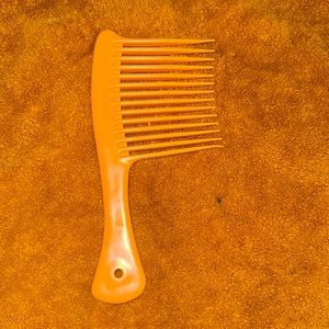 Orange Wide Tooth Comb